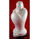 Charming, Joyful Buddha White Porcelain Statue