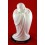 Charming, Joyful Buddha White Porcelain Statue