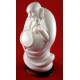 Charming, Joyful Buddha White Porcelain Statue