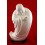 Charming, Joyful Buddha White Porcelain Statue