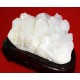 Feng Shui White Quartz Cluster with Custom Stand